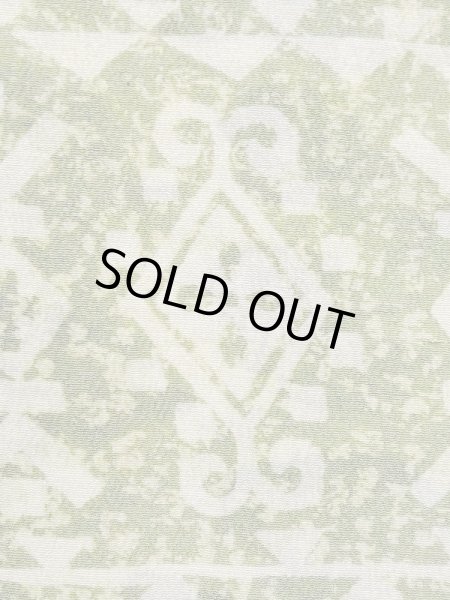 画像6: M1121F  女性用 羽織  シルク（正絹） 淡い 薄い 緑色, 三角 【中古】 【USED】 【リサイクル】 ★★☆☆☆ (6)