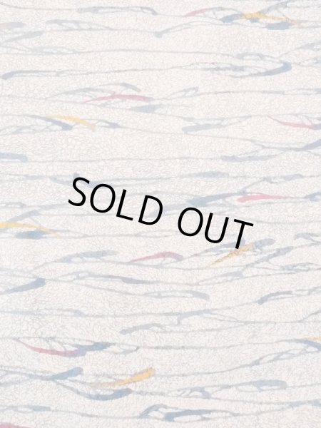 画像3: M1121L  女性用 羽織  シルク（正絹）   ベージュ, 抽象的模様 【中古】 【USED】 【リサイクル】 ★★★☆☆ (3)