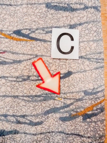 画像16: M1121L  女性用 羽織  シルク(正絹)   ベージュ, 抽象的模様 【中古】 【USED】 【リサイクル】 ★★★☆☆ (16)