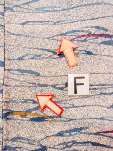 画像19: M1121L  女性用 羽織  シルク(正絹)   ベージュ, 抽象的模様 【中古】 【USED】 【リサイクル】 ★★★☆☆ (19)