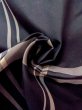 画像12: M1121M  女性用 羽織  シルク（正絹）   黒, チェック柄 【中古】 【USED】 【リサイクル】 ★★★☆☆ (12)