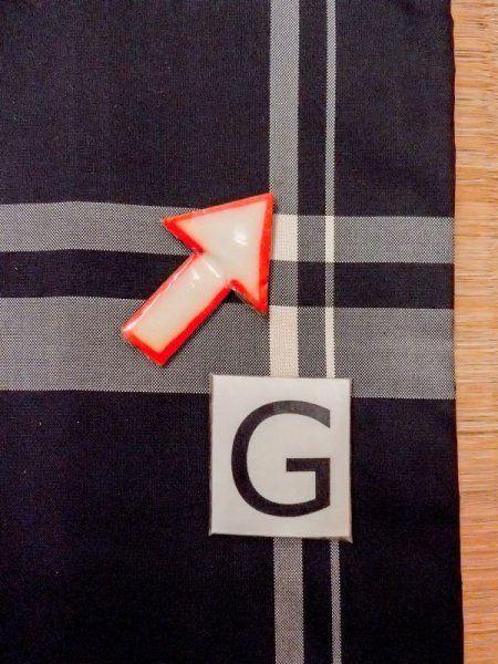 画像20: M1121M  女性用 羽織  シルク(正絹)   黒, チェック柄 【中古】 【USED】 【リサイクル】 ★★★☆☆ (20)