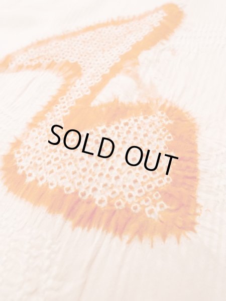 画像8: M1121N  女性用 羽織  シルク（正絹） 淡い 薄い 桃色, 鳥 【中古】 【USED】 【リサイクル】 ★★☆☆☆ (8)