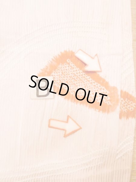 画像15: M1121N  女性用 羽織  シルク（正絹） 淡い 薄い 桃色, 鳥 【中古】 【USED】 【リサイクル】 ★★☆☆☆ (15)