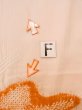 画像19: M1121N  女性用 羽織  シルク（正絹） 淡い 薄い 桃色, 鳥 【中古】 【USED】 【リサイクル】 ★★☆☆☆ (19)