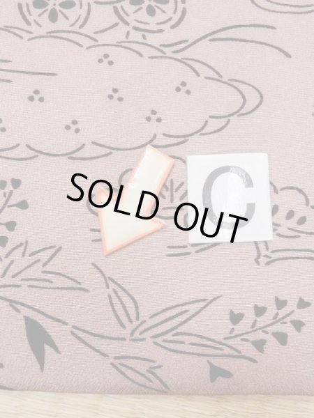 画像16: M1121P  女性用 羽織  シルク（正絹）  淡い 茶色, 菊 【中古】 【USED】 【リサイクル】 ★★★☆☆ (16)