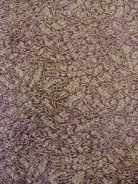 画像3: M1121U  女性用 羽織  シルク（正絹） 淡い 灰色がかった 紫色, 山 【中古】 【USED】 【リサイクル】 ★★☆☆☆ (3)