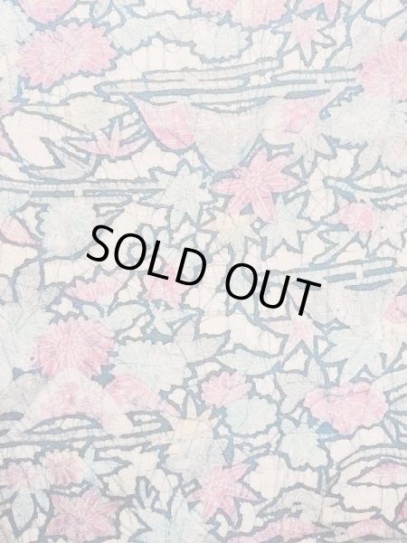 画像4: M1122C  女性用 羽織  シルク（正絹）   マルチカラー, ぼたん 【中古】 【USED】 【リサイクル】 ★★★☆☆ (4)