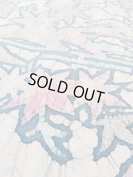 画像8: M1122C  女性用 羽織  シルク（正絹）   マルチカラー, ぼたん 【中古】 【USED】 【リサイクル】 ★★★☆☆ (8)