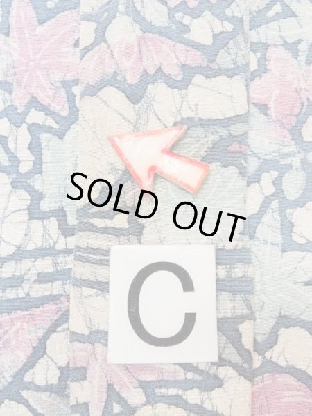 画像16: M1122C  女性用 羽織  シルク（正絹）   マルチカラー, ぼたん 【中古】 【USED】 【リサイクル】 ★★★☆☆ (16)