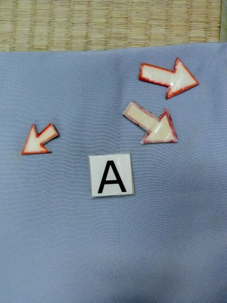 画像14: M1128E  男性用襦袢  シルク（正絹）  灰色がかった 水色, チェック柄 【中古】 【USED】 【リサイクル】 ★★★☆☆ (14)