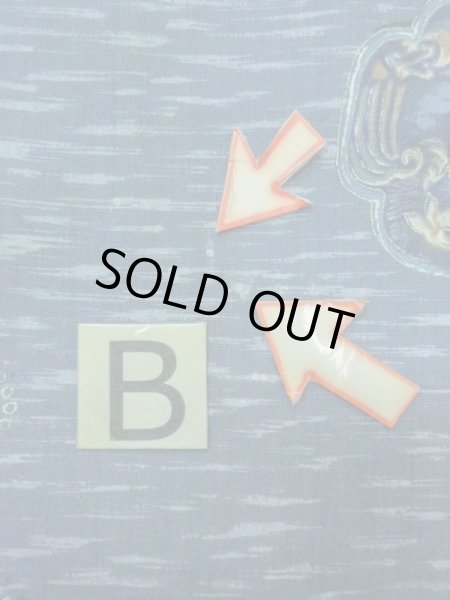 画像15: M1128J  男性用襦袢 鍔柄 ウール   青, 鳥 【中古】 【USED】 【リサイクル】 ★☆☆☆☆ (15)