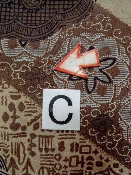 画像16: M1128N  男性用襦袢  綿   茶色, 花 【中古】 【USED】 【リサイクル】 ★☆☆☆☆ (16)