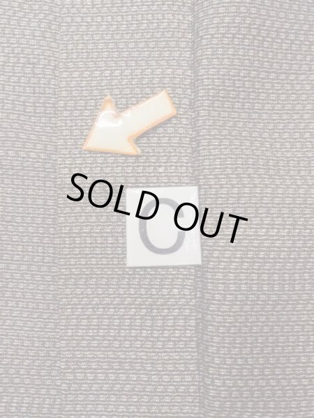 画像14: M1128Q  羽織  シルク（正絹）   茶色, 抽象的模様 【中古】 【USED】 【リサイクル】 ★★☆☆☆ (14)