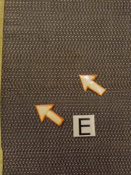 画像16: M1128Q  羽織  シルク(正絹)   茶色, 抽象的模様 【中古】 【USED】 【リサイクル】 ★★☆☆☆ (16)