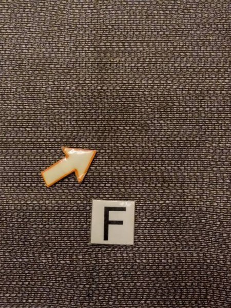 画像17: M1128Q  羽織  シルク(正絹)   茶色, 抽象的模様 【中古】 【USED】 【リサイクル】 ★★☆☆☆ (17)