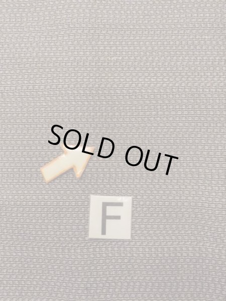 画像17: M1128Q  羽織  シルク（正絹）   茶色, 抽象的模様 【中古】 【USED】 【リサイクル】 ★★☆☆☆ (17)