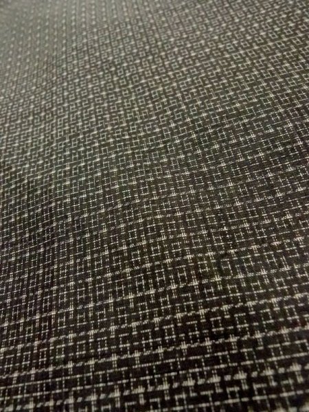 画像6: M1128T  羽織  シルク(正絹)  深い 茶色, 四角 【中古】 【USED】 【リサイクル】 ★☆☆☆☆ (6)