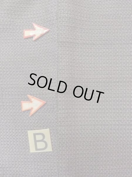 画像16: M1128V  羽織  シルク(正絹)  青み 灰色, 抽象的模様 【中古】 【USED】 【リサイクル】 ★★☆☆☆ (16)