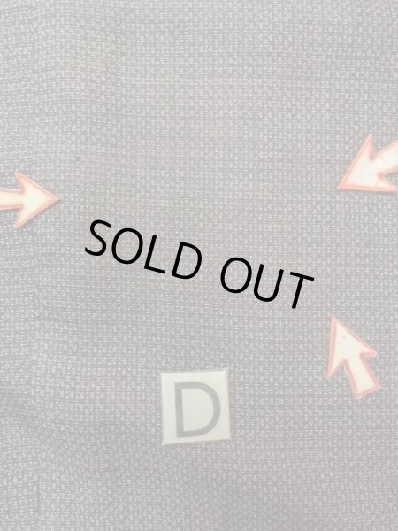 画像18: M1128V  羽織  シルク(正絹)  青み 灰色, 抽象的模様 【中古】 【USED】 【リサイクル】 ★★☆☆☆ (18)