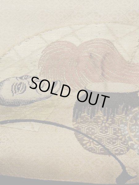 画像10: M1129A Mint  羽織  シルク(正絹)   黒,  【中古】 【USED】 【リサイクル】 ★★★★☆ (10)