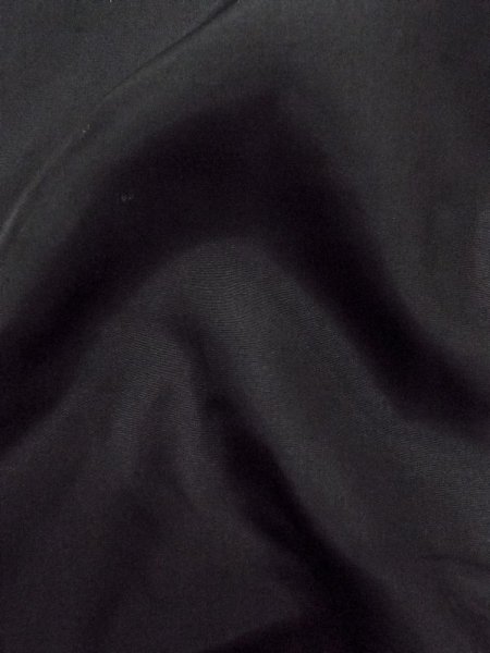 画像12: M1129B  羽織  シルク（正絹）   黒,  【中古】 【USED】 【リサイクル】 ★☆☆☆☆ (12)