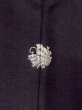 画像4: M1207B Mint  女性用 留袖  シルク（正絹）   黒, ぼたん 【中古】 【USED】 【リサイクル】 ★★★★☆ (4)