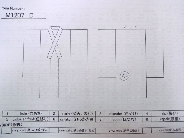 画像22: M1207D  女性用 留袖  シルク(正絹)   黒, ぼたん 【中古】 【USED】 【リサイクル】 ★★★☆☆ (22)