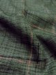 画像9: M1207H Mint  女性用 小紋  シルク（正絹）  深い 緑色, チェック柄 【中古】 【USED】 【リサイクル】 ★★★★☆ (9)