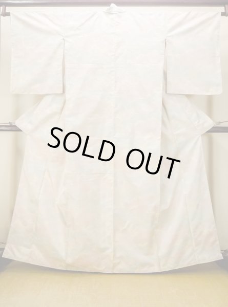 画像1: M1207O Mint  女性用 十日町紬  シルク（正絹）  淡い マルチカラー, 花 【中古】 【USED】 【リサイクル】 ★★★★☆ (1)