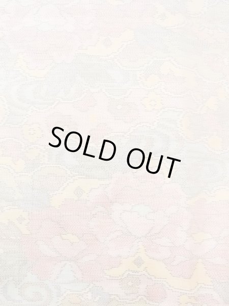 画像4: M1207O Mint  女性用 十日町紬  シルク（正絹）  淡い マルチカラー, 花 【中古】 【USED】 【リサイクル】 ★★★★☆ (4)