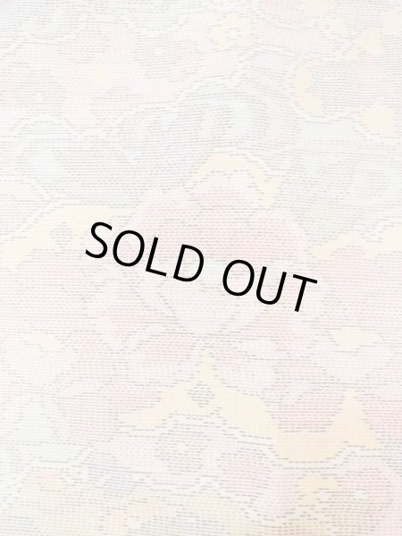 画像5: M1207O Mint  女性用 十日町紬  シルク（正絹）  淡い マルチカラー, 花 【中古】 【USED】 【リサイクル】 ★★★★☆ (5)