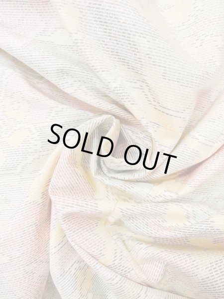 画像12: M1207O Mint  女性用 十日町紬  シルク（正絹）  淡い マルチカラー, 花 【中古】 【USED】 【リサイクル】 ★★★★☆ (12)