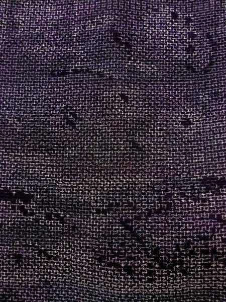 画像6: M1207P  女性用 紬  シルク(正絹)  深い マルチカラー, 花 【中古】 【USED】 【リサイクル】 ★★★☆☆ (6)