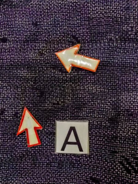 画像14: M1207P  女性用 紬  シルク(正絹)  深い マルチカラー, 花 【中古】 【USED】 【リサイクル】 ★★★☆☆ (14)