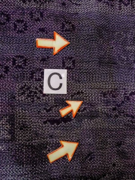 画像16: M1207P  女性用 紬  シルク(正絹)  深い マルチカラー, 花 【中古】 【USED】 【リサイクル】 ★★★☆☆ (16)