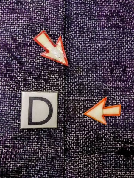 画像17: M1207P  女性用 紬  シルク(正絹)  深い マルチカラー, 花 【中古】 【USED】 【リサイクル】 ★★★☆☆ (17)