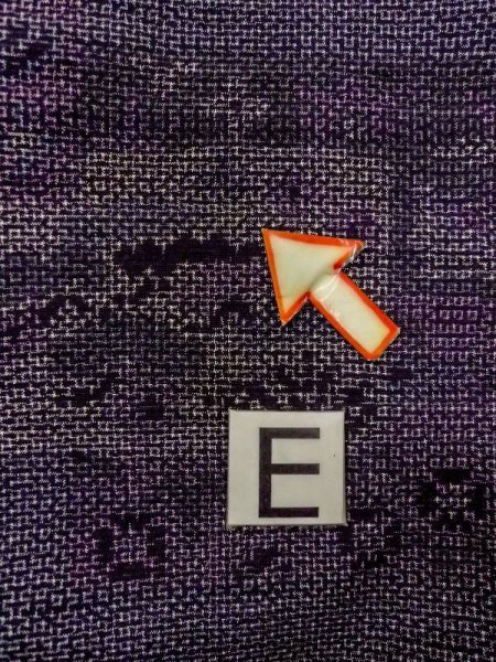 画像18: M1207P  女性用 紬  シルク(正絹)  深い マルチカラー, 花 【中古】 【USED】 【リサイクル】 ★★★☆☆ (18)