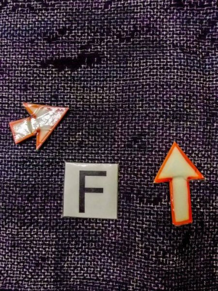 画像19: M1207P  女性用 紬  シルク(正絹)  深い マルチカラー, 花 【中古】 【USED】 【リサイクル】 ★★★☆☆ (19)