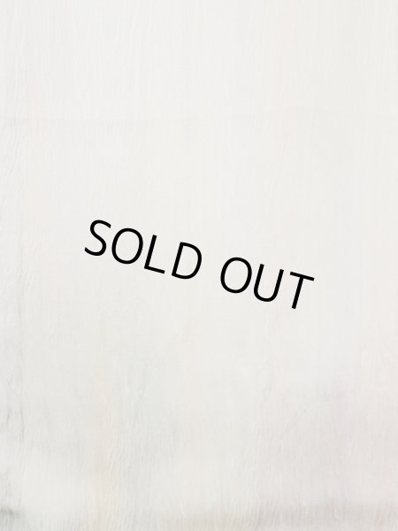 画像4: M1207V  女性用 小千谷紬  シルク（正絹） 淡い 灰色がかった 緑色, ぼかし 灰色がかった【中古】 【USED】 【リサイクル】 ★★★☆☆ (4)