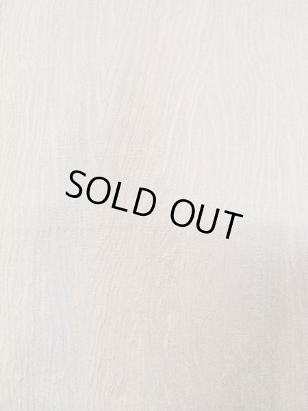 画像6: M1207V  女性用 小千谷紬  シルク（正絹） 淡い 灰色がかった 緑色, ぼかし 灰色がかった【中古】 【USED】 【リサイクル】 ★★★☆☆ (6)