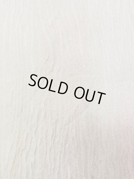 画像7: M1207V  女性用 小千谷紬  シルク（正絹） 淡い 灰色がかった 緑色, ぼかし 灰色がかった【中古】 【USED】 【リサイクル】 ★★★☆☆ (7)