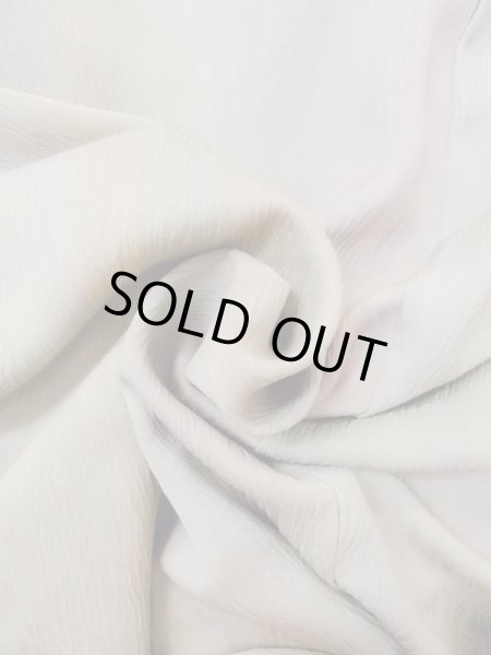 画像11: M1207V  女性用 小千谷紬  シルク（正絹） 淡い 灰色がかった 緑色, ぼかし 灰色がかった【中古】 【USED】 【リサイクル】 ★★★☆☆ (11)