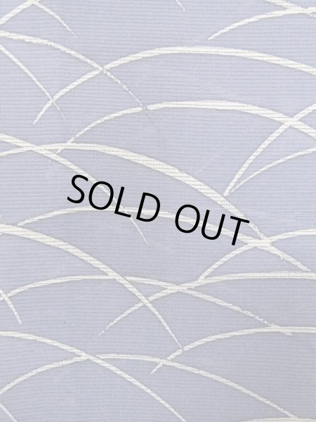 画像5: M1207W  女性用 単衣  シルク（正絹）   紺, 芝草 【中古】 【USED】 【リサイクル】 ★★☆☆☆ (5)