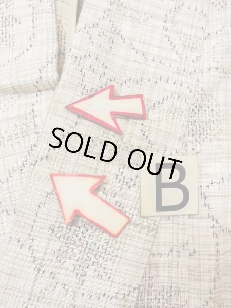 画像15: M1207Y  女性用 単衣  シルク(正絹)   ベージュ, 花 【中古】 【USED】 【リサイクル】 ★★★☆☆ (15)