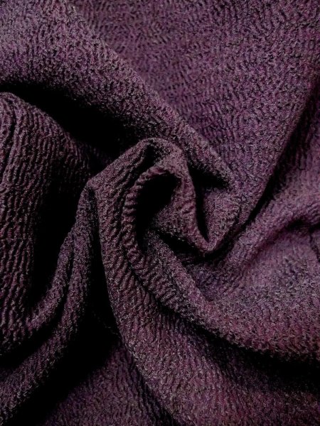 画像10: M1207Z 女性用 単衣   化繊 深いえんじ,  【中古】【USED】【リサイクル】 ★★★☆☆【M1207Z】 (10)