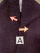 画像12: M1207Z 女性用 単衣   化繊 深いえんじ,  【中古】【USED】【リサイクル】 ★★★☆☆【M1207Z】 (12)