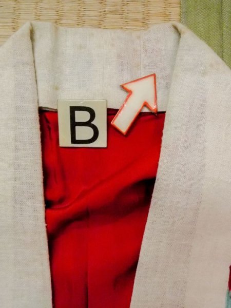 画像15: M1215A  女性用 襦袢  シルク(正絹)   赤色, かのこ 【中古】 【USED】 【リサイクル】 ★☆☆☆☆ (15)