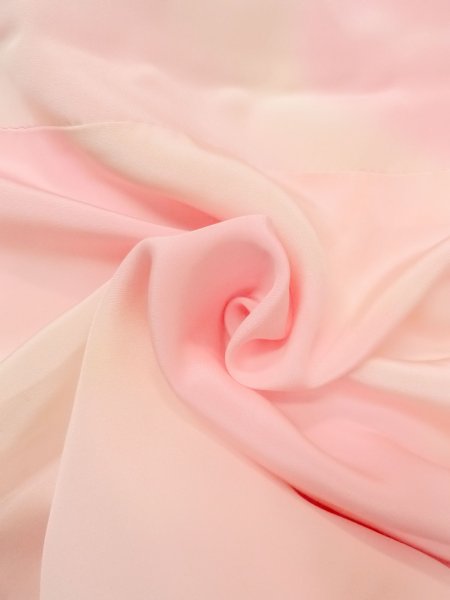 画像9: M1215B  女性用 襦袢  シルク(正絹)  淡い 桃色, 雲 【中古】 【USED】 【リサイクル】 ★★★☆☆ (9)