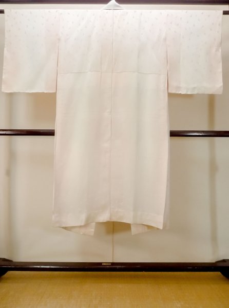 画像2: M1215C  女性用 襦袢  シルク(正絹)  淡い 桃色, ぼかし 【中古】 【USED】 【リサイクル】 ★☆☆☆☆ (2)